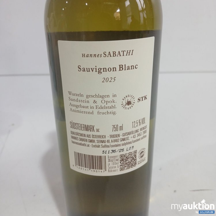 Artikel Nr. 469154 Artikel Nr. 469154: Hannes Sabathi Sauvignon Blanc 750ml