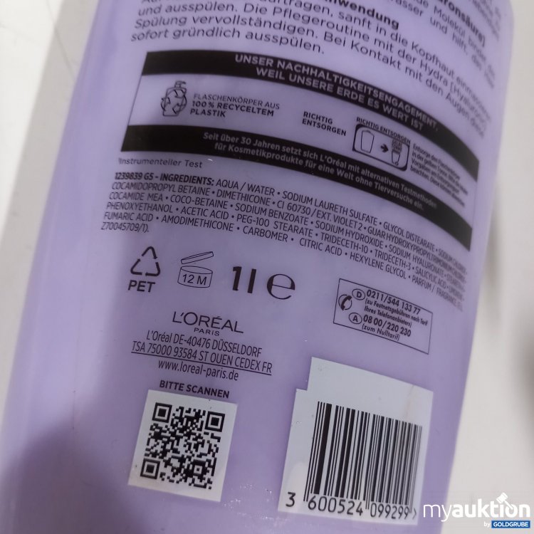 Artikel Nr. 470154 Artikel Nr. 470154: LOral L'Oréal Elvital Hydra Hyaluronic Shampoo 1 l