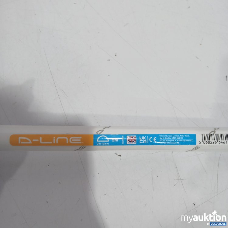 Artikel Nr. 523154: D-Line Kabelkanal Halbrund 2m x 10mm 