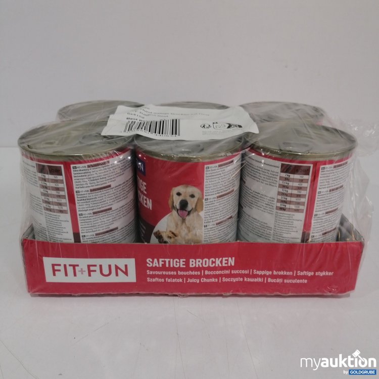 Artikel Nr. 840154 Artikel Nr. 840154: Fit +Fun Saftige Brocken Rind 6x415g