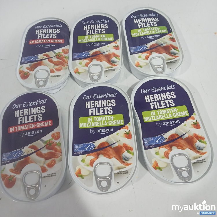Artikel Nr. 873154: Amazon Hering Filets in Creme diverse Sorten 6x200g