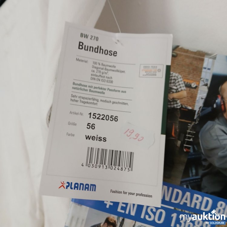 Artikel Nr. 908154: Planam Bundhose