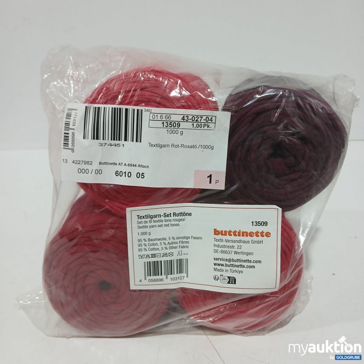 Artikel Nr. 961154 Artikel Nr. 961154: Buttinette Textilgarn Set Rottöne