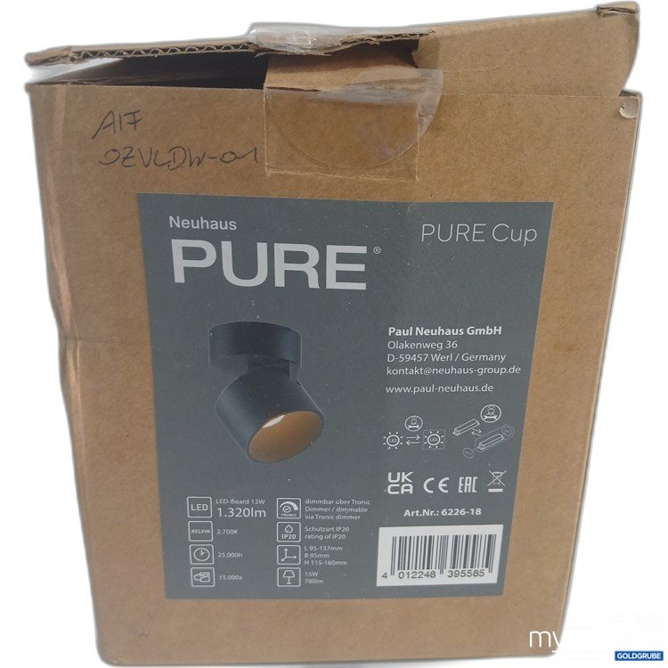 Artikel Nr. 985154 Artikel Nr. 985154: Neuhaus Pure Cup Wandleuchte
