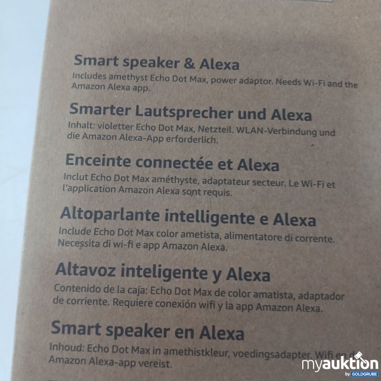 Artikel Nr. 989154 Artikel Nr. 989154: Amazon Echo Dot Max Smarter Lautsprecher und Alexa GR741R04539500F9