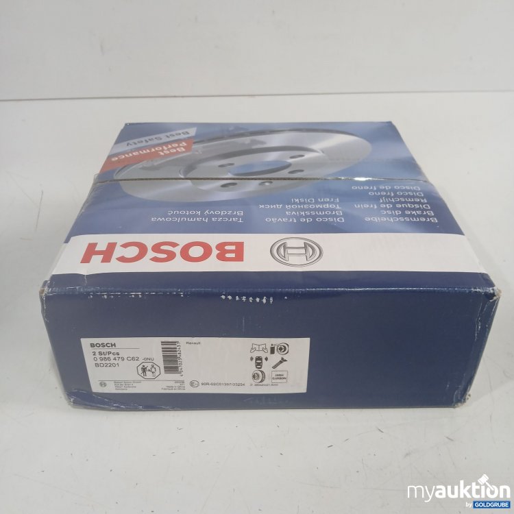Artikel Nr. 463155: Bosch Bremsscheibe 2Stk Renault 0986479C62 BD2201 