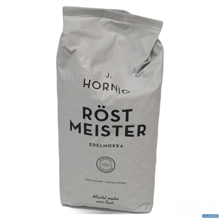 Artikel Nr. 467155: J. Hornig Röstmeister Edelmokka Röstkaffee Ganze Bohne 1000g