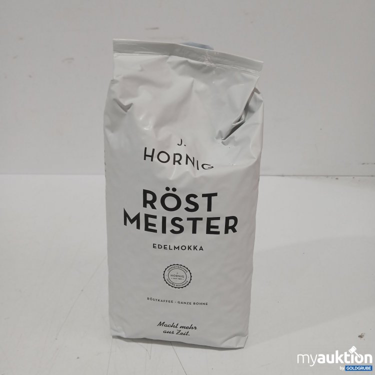Artikel Nr. 467155: J. Hornig Röstmeister Edelmokka Röstkaffee Ganze Bohne 1000g