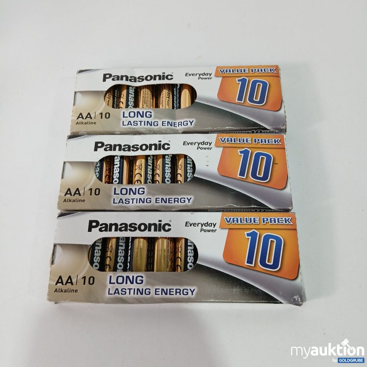 Artikel Nr. 800155 Artikel Nr. 800155: Panasonic AA 3er Pack x10 Stück
