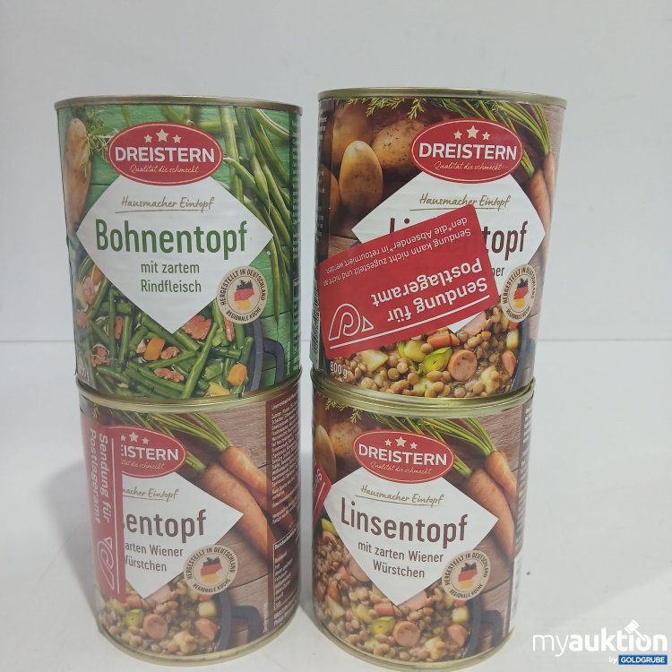 Artikel Nr. 873155: Dreistern Diverse Eintopfe 4x800g