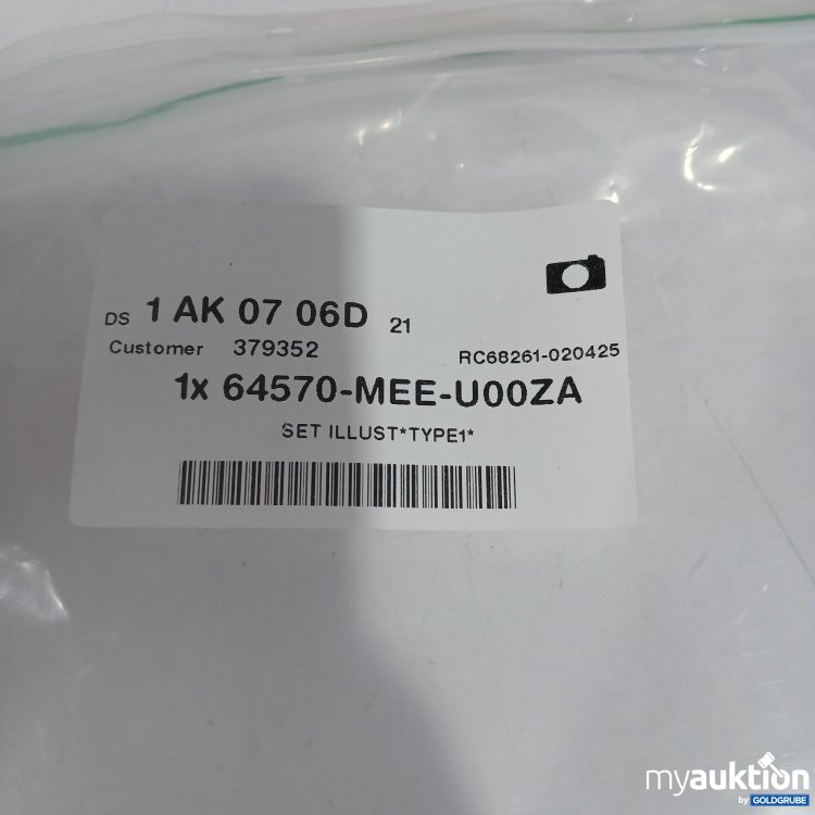 Artikel Nr. 888155 Artikel Nr. 888155: Honda Seitenverkleidung 64570