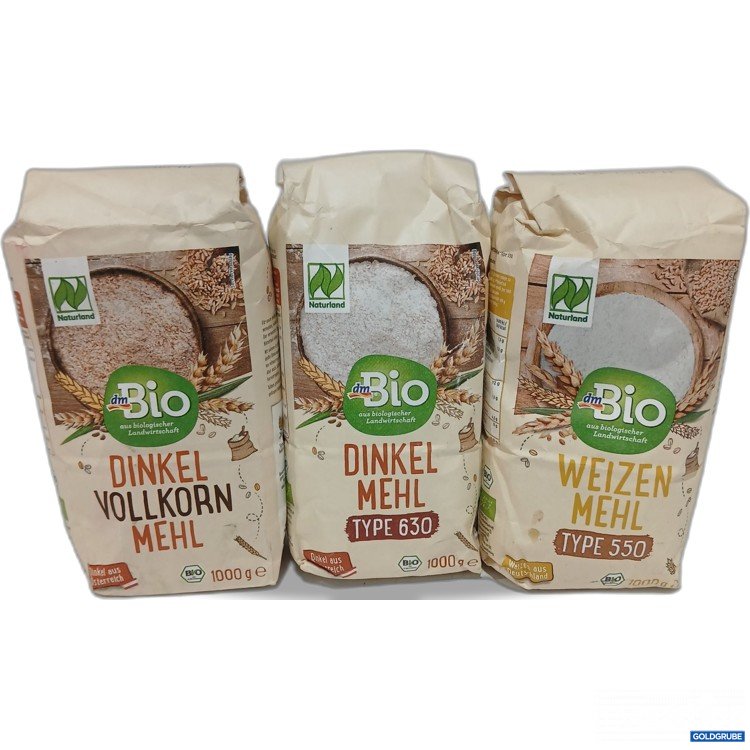 Artikel Nr. 890155: Bio Diverse Mehlsorten 3x1kg 