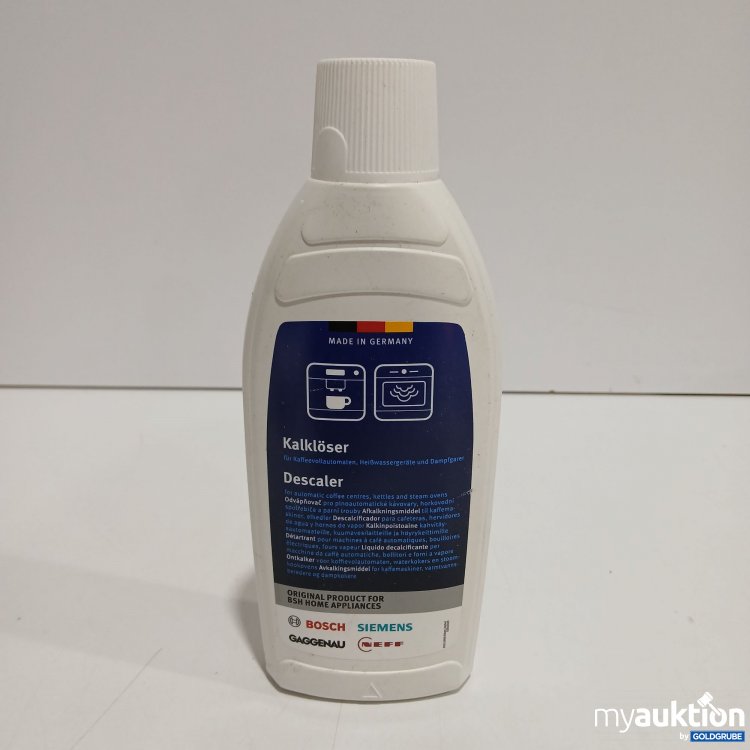 Artikel Nr. 897155: Kalklöser für Kaffeevollautomaten, Kaffeemaschinen, Dampfbacköfen und Dampfgarer 500ml