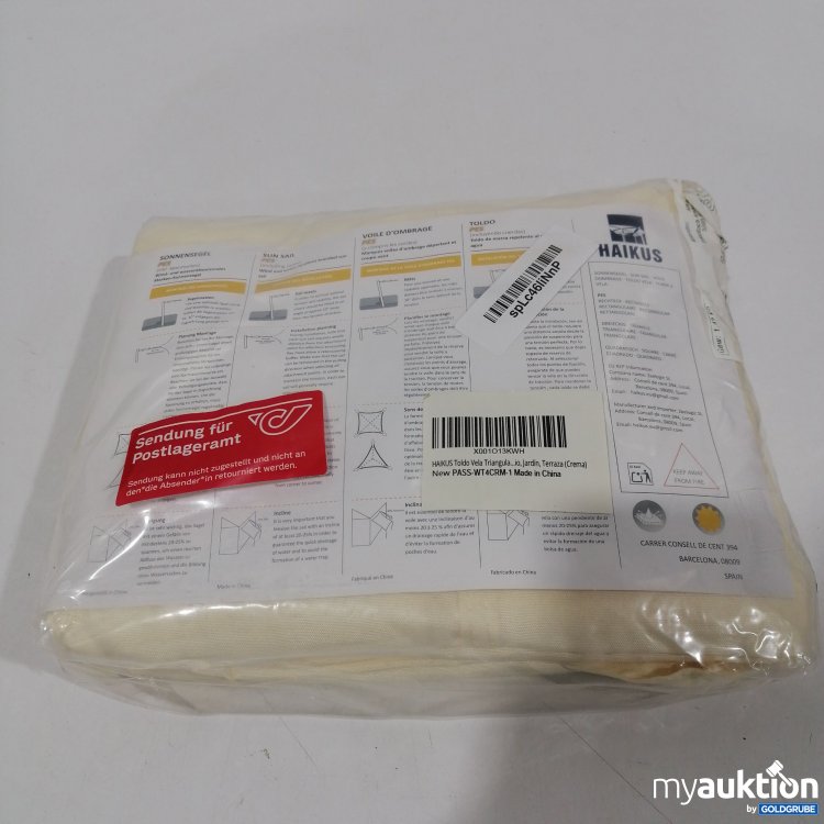 Artikel Nr. 912155: Haikus Sonnensegel inkl. Spannseilen