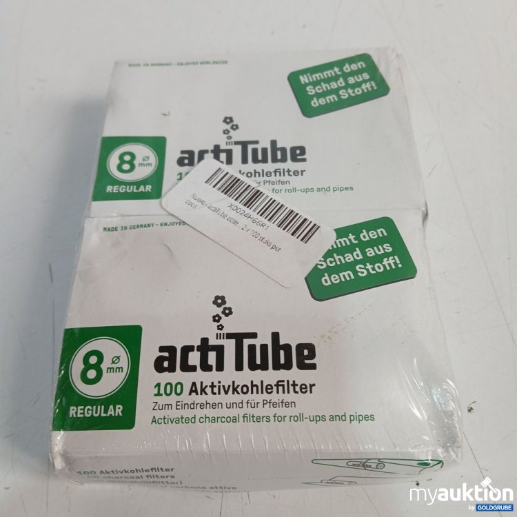 Artikel Nr. 920155: actiTube Aktivkohlefilter 8 mm Regular 2x100 Stück