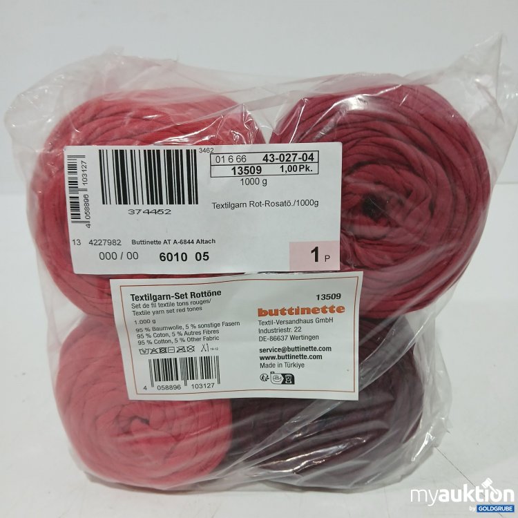 Artikel Nr. 961155: Buttinette Textilgarn Set Rottöne 