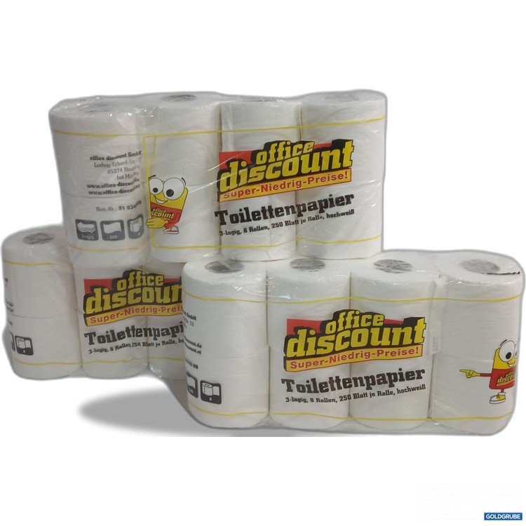 Artikel Nr. 979155: Office Discount Toilettenpapier 3lagig je 8Rollen 