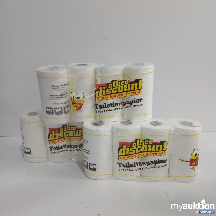 Artikel Nr. 979155: Office Discount Toilettenpapier 3lagig je 8Rollen 
