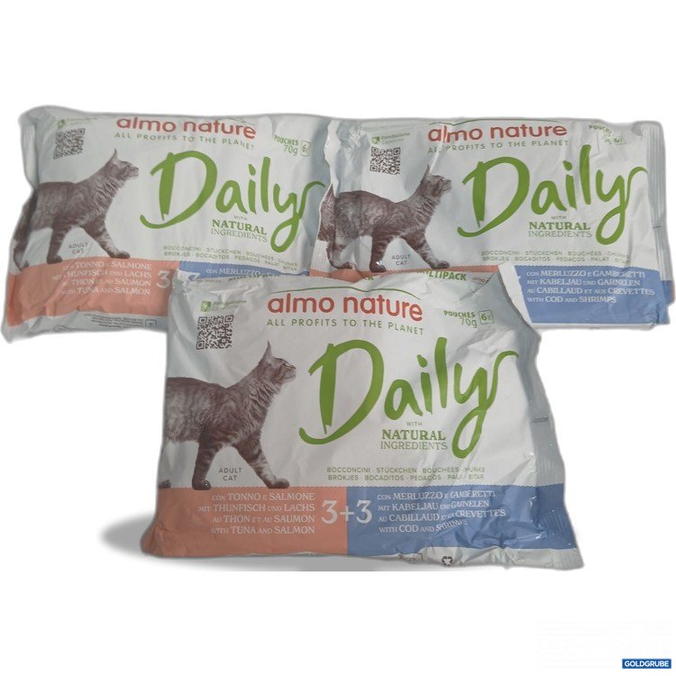Artikel Nr. 982155: Almo Nature Daily Thunfisch&Lachs + Kabeljau&Garnelen 6x70g 3Stk