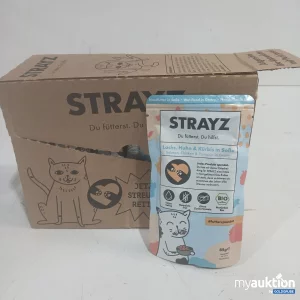 Artikel 471155: STRAYZ Katzenfutter Lachs, Huhn & Kürbis in Soße 14x85g