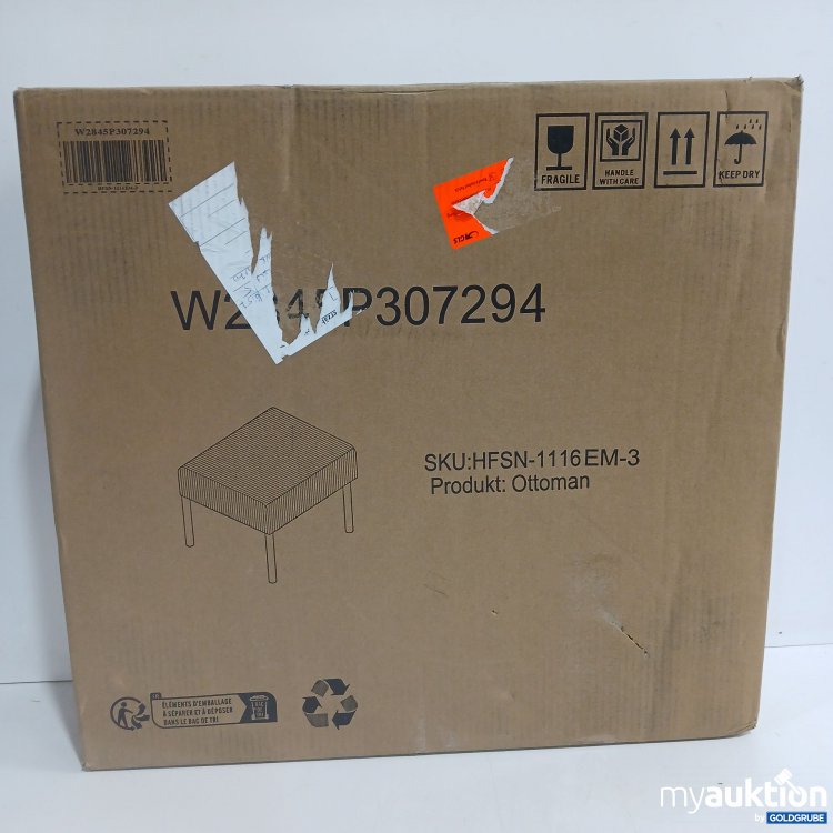 Artikel Nr. 443156: Ottoman Hocker grün W2845P307294 