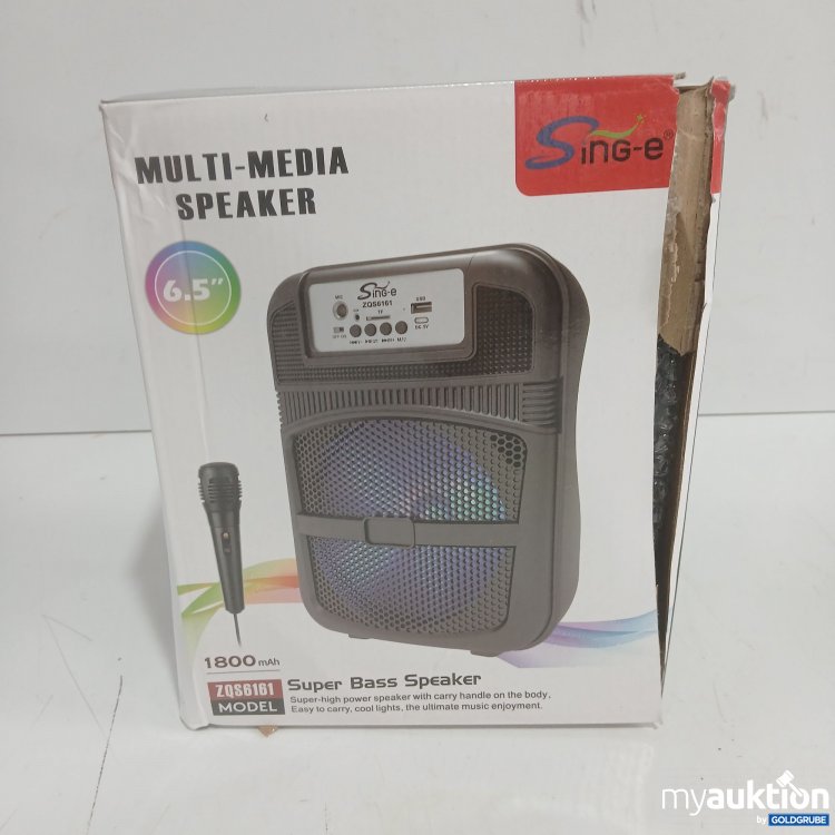 Artikel Nr. 463156 Artikel Nr. 463156: Sing-e Multi Media Speaker 6,5"