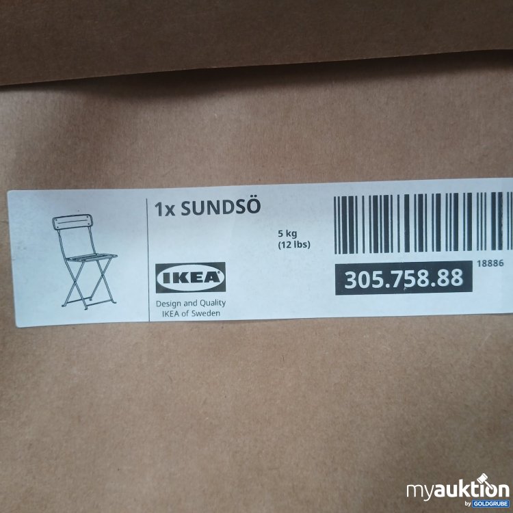 Artikel Nr. 466156 Artikel Nr. 466156: IKEA 1x SUNDSÖ Stuhl 5 kg orange