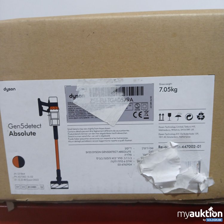 Artikel Nr. 816156 Artikel Nr. 816156: Dyson gen5detect absolute Z5T-EU-TGA0579A