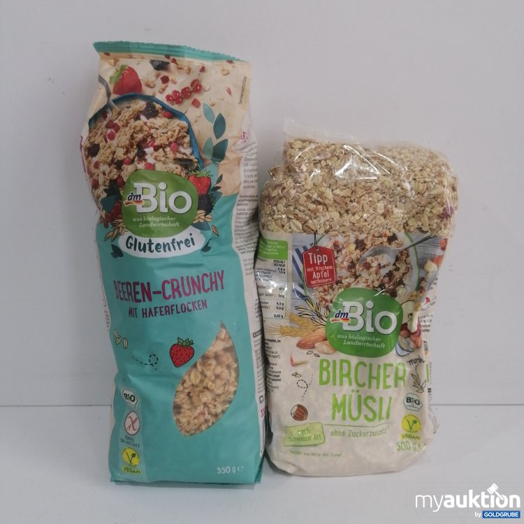 Artikel Nr. 836156 Artikel Nr. 836156: DM Bio div. Müsli /Crunchy Flocken lt. Foto