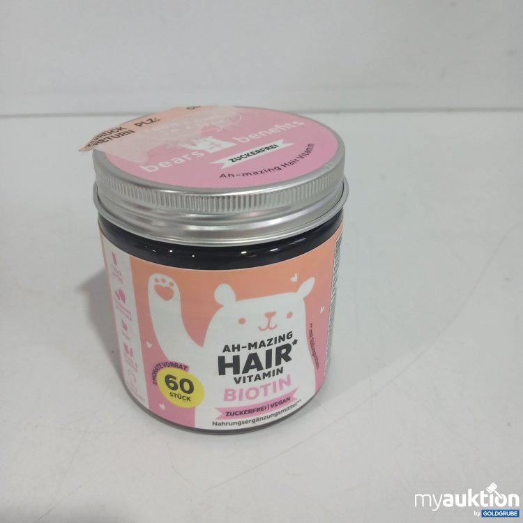 Artikel Nr. 845156: Bears benefits Ah-mazing Hair Vitamin Biotin 60Stk 