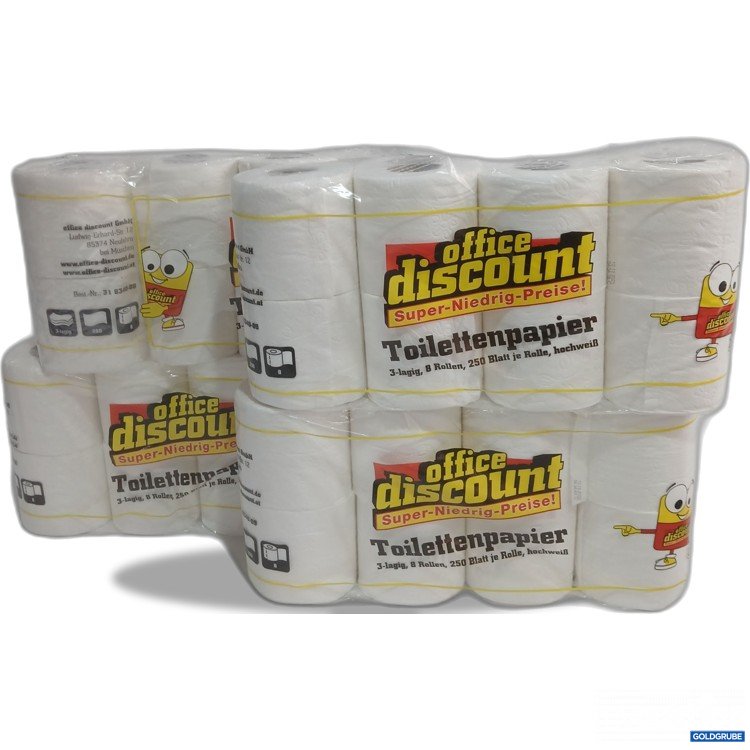 Artikel Nr. 979156: Office Discount Toilettenpapier 3lagig je 8Rollen 