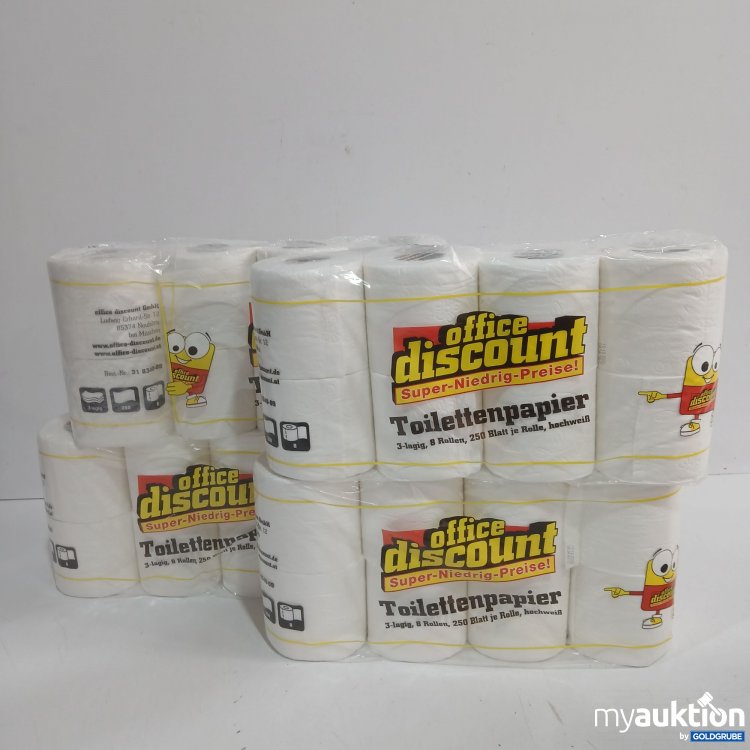 Artikel Nr. 979156: Office Discount Toilettenpapier 3lagig je 8Rollen 
