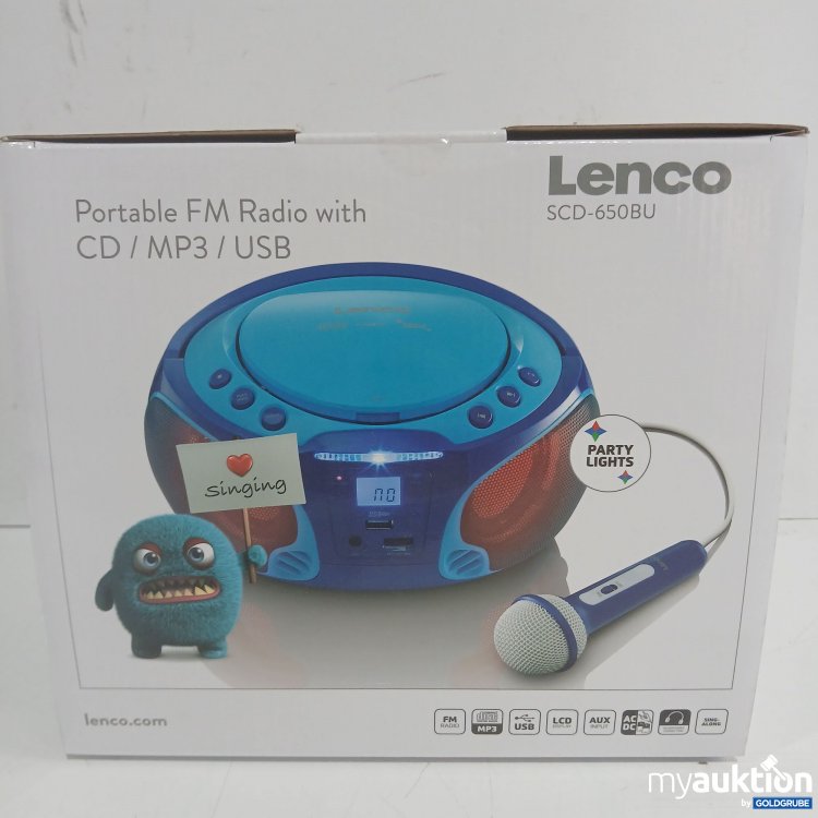 Artikel Nr. 446157: Lenco SCD-650BU FM-Radio mit CD/MP3/USB