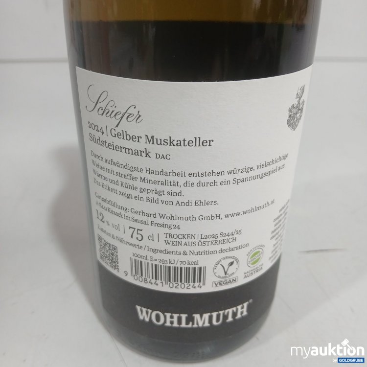 Artikel Nr. 469157 Artikel Nr. 469157: Wohlmuth Schiefer Gelber Muskateller 750ml