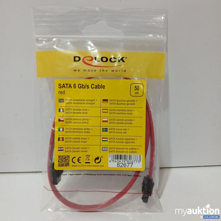 Artikel Nr. 854157 Artikel Nr. 854157: Delock Sata 6 Gb/s Cable red