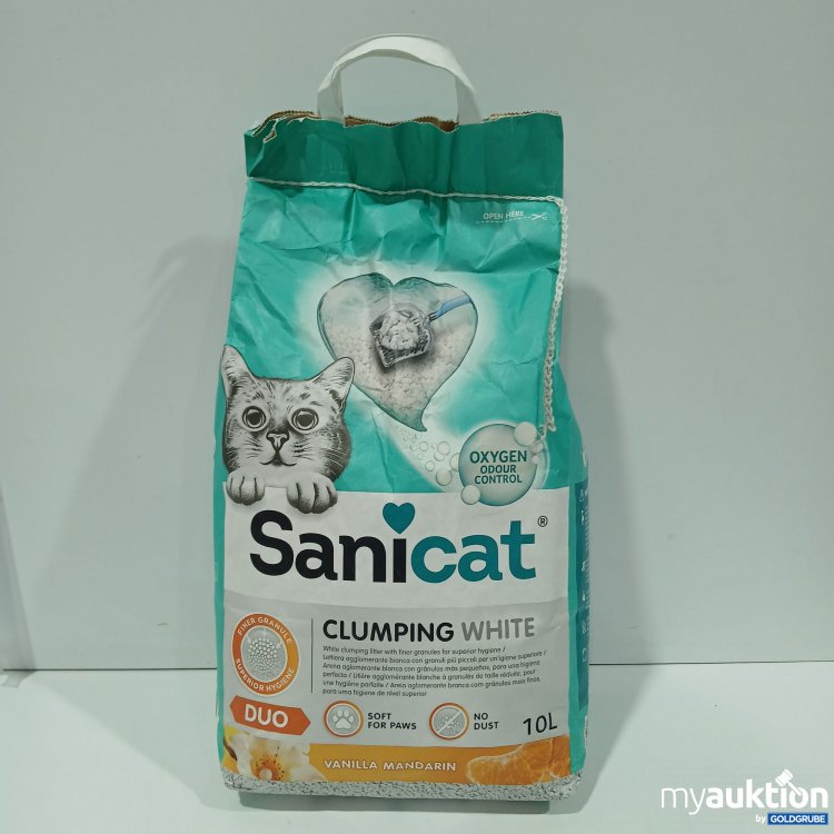 Artikel Nr. 885157: Sanicat Clumping White Katzenstreu 10l