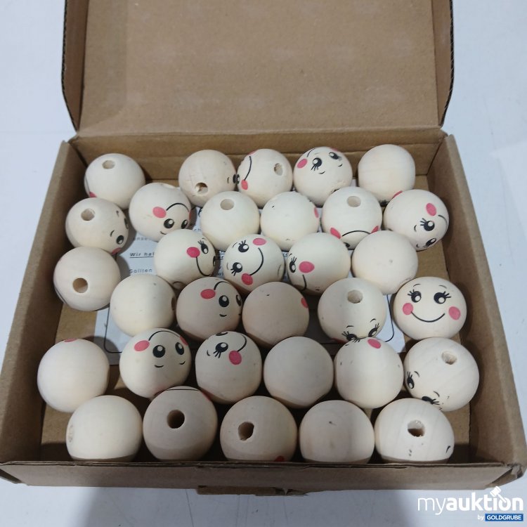 Artikel Nr. 895157 Artikel Nr. 895157: Ananda Holzperlen mit Gesicht 30stk 30mm