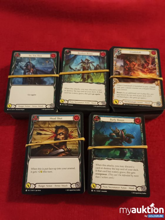 Artikel Nr. 907157: 500 Flesh and Blood Sammelkarten 