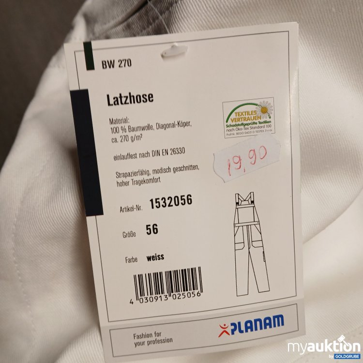 Artikel Nr. 908157: Planam Latzhose 