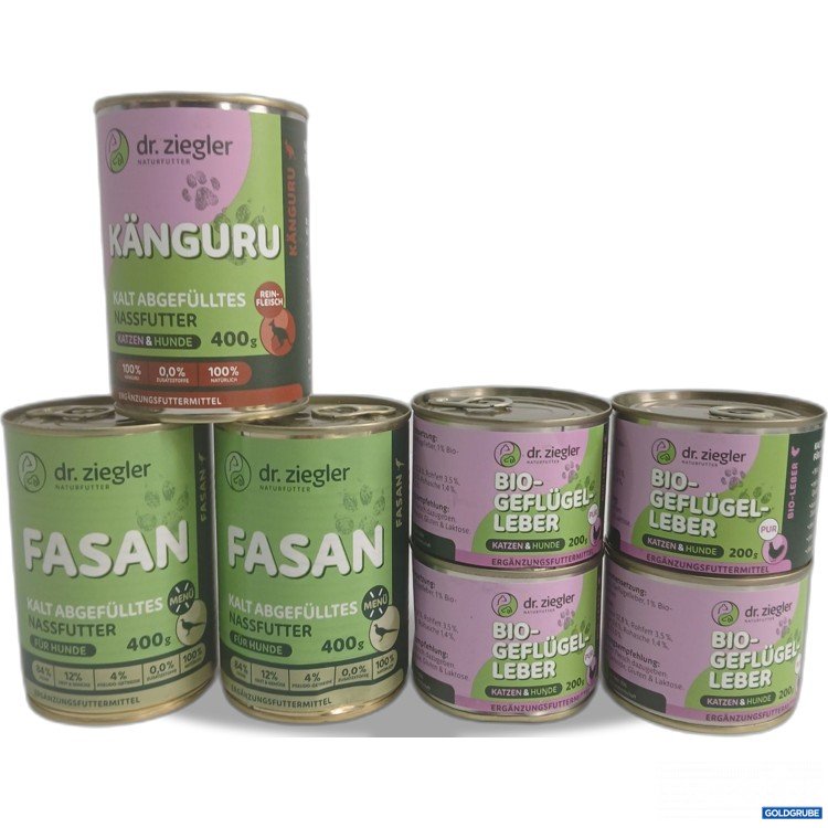 Artikel Nr. 982157: Dr. Ziegler div. Sorten Hundefutter 3x400g + 4x200g