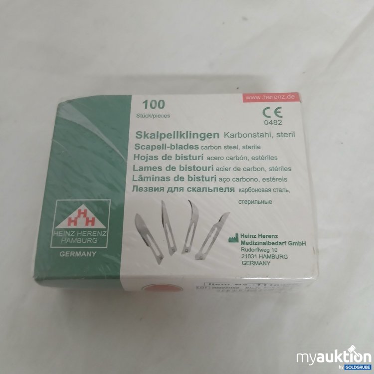 Artikel Nr. 817158 Artikel Nr. 817158: HHH Skalpellklingen 100 Stück