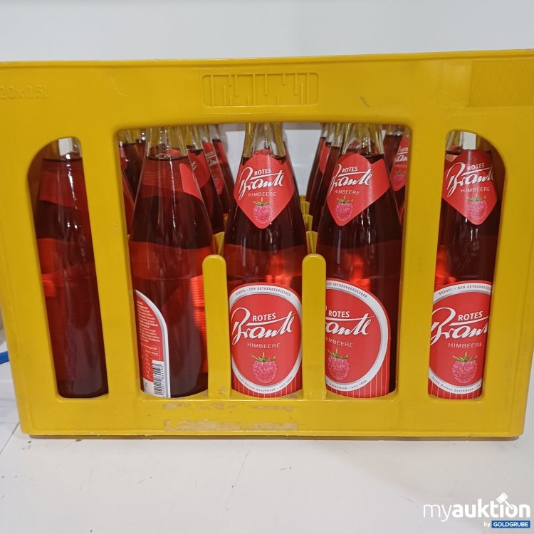 Artikel Nr. 942158: 20 x 0,5 l Rotes Brantl Himbeere abgelaufen