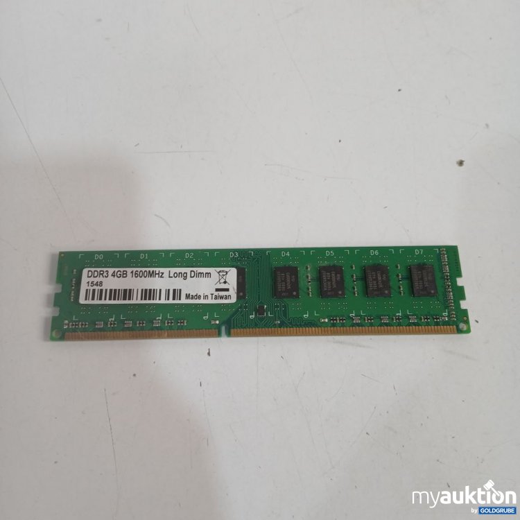 Artikel Nr. 964158: DDR3 4GB 1600MHz Long Dimm
