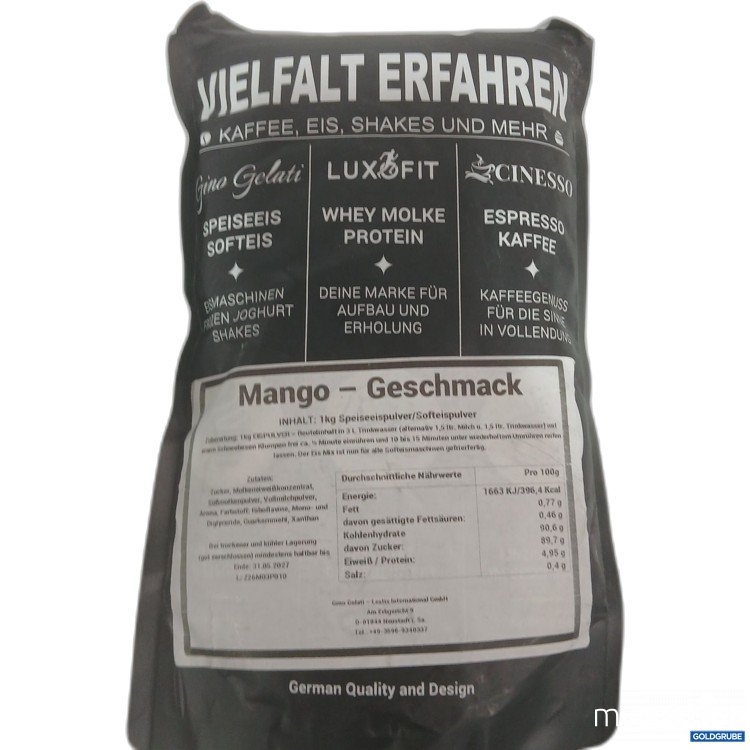 Artikel Nr. 977158: Vielfalt erfahren Mango Geschmack 1kg Speiseeispulver