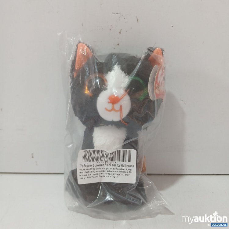 Artikel Nr. 989158 Artikel Nr. 989158: Ty Beanie Luna die schwarze Katze für Halloween ca 15cm