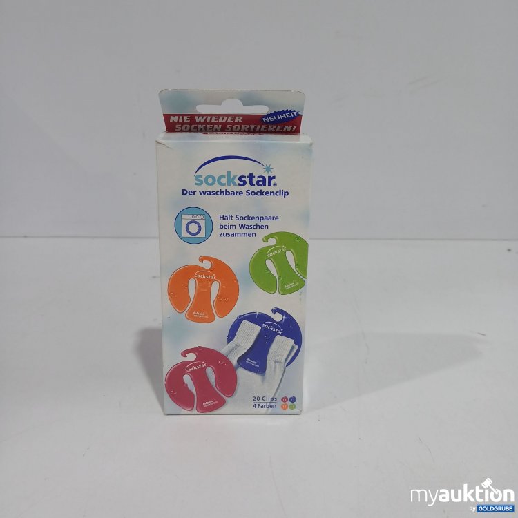 Artikel Nr. 438159: Sockstar waschbare Sockenclips 20Stk