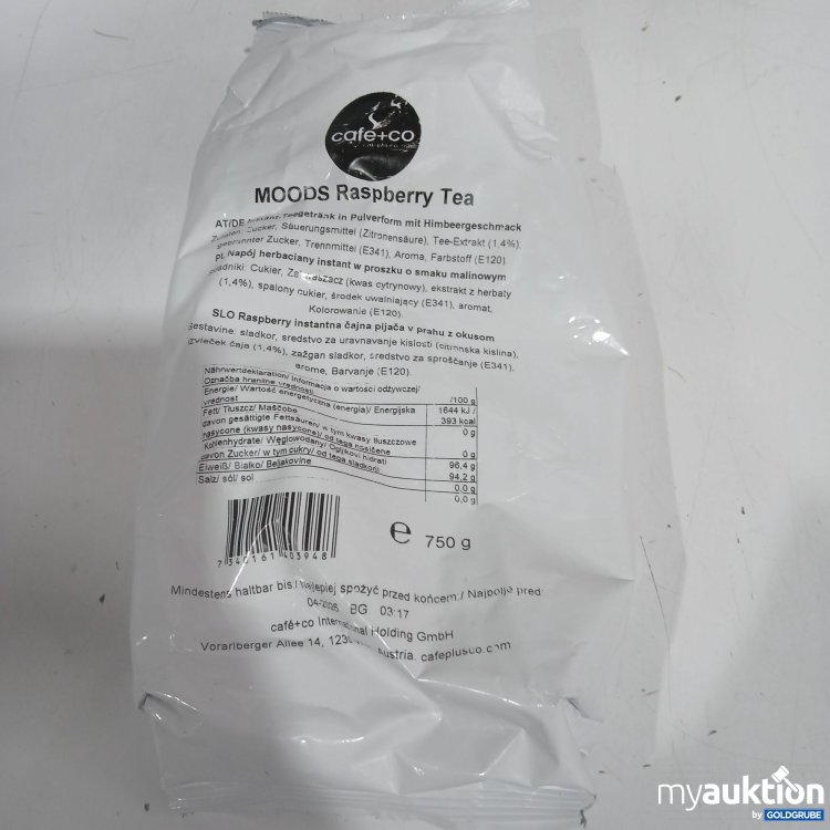 Artikel Nr. 523159: Cafe+Co Moods Raspberry Tea 750g