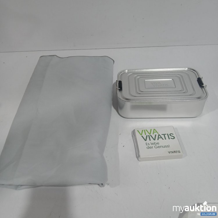 Artikel Nr. 876159: Viva Vivatis Werbegeschenk 1x Jausenbox 1x Mikrofasertuch 1x Männer Schnitte 