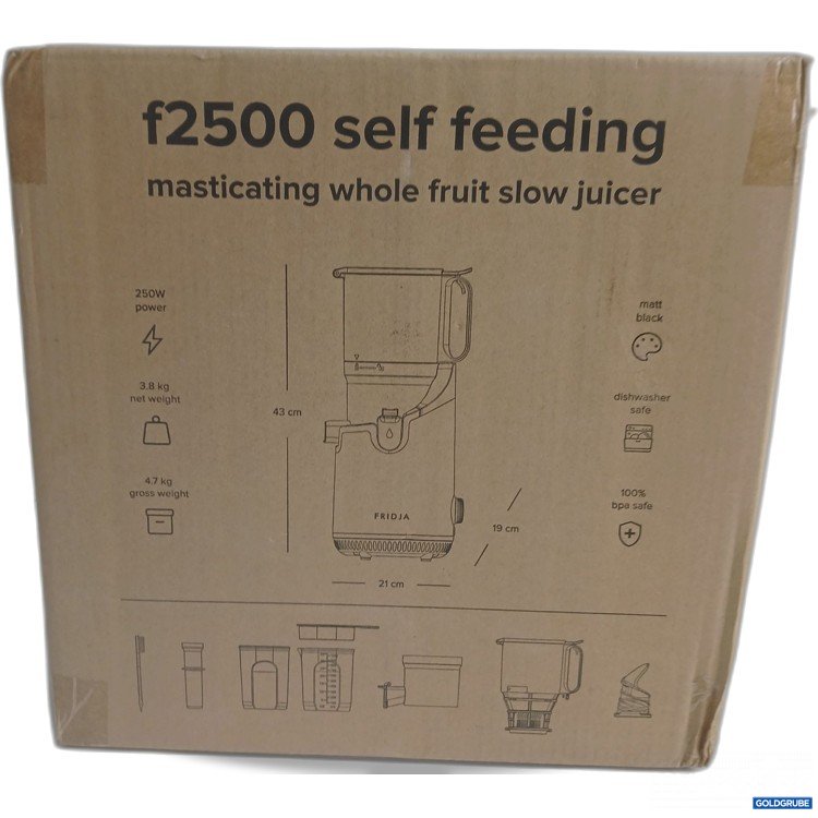 Artikel Nr. 970159: Fridja f2500 self-feeding masticating whole fruit slow juicer 