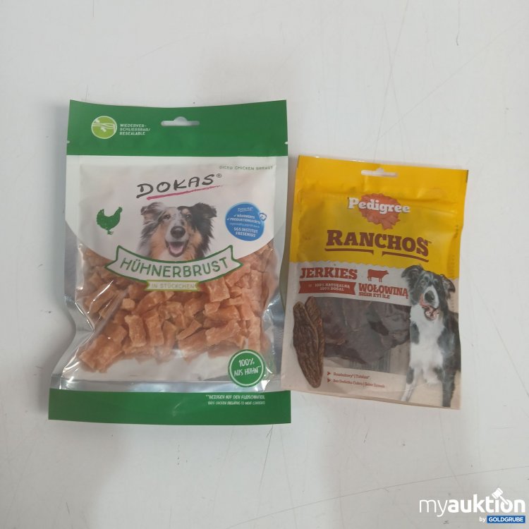 Artikel Nr. 982159 Artikel Nr. 982159: Dokas Hühnerbrust 200g + Pedigree Ranchos 70g